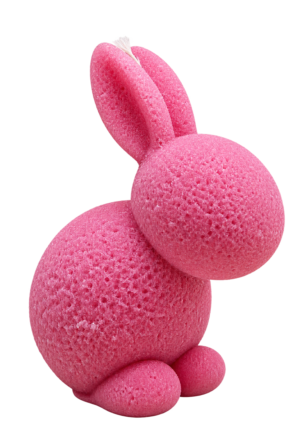 Textured Bunny 02 | Decorative Easter Pillar Candle