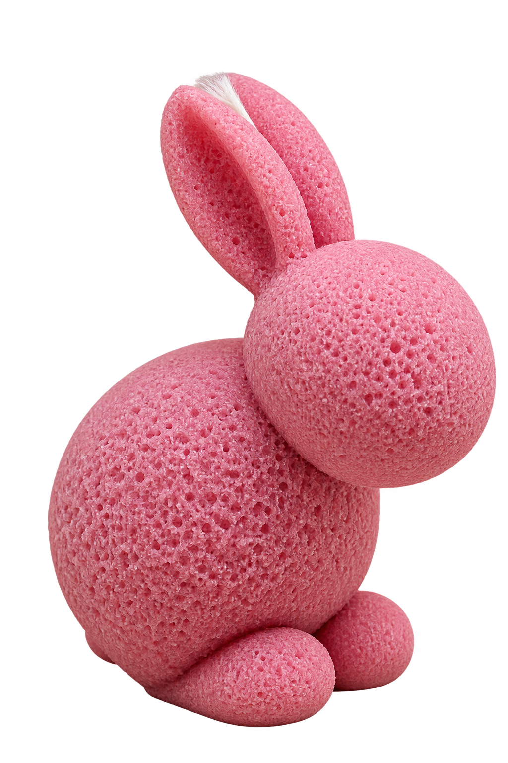 Textured Bunny 02 | Decorative Easter Pillar Candle