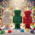 Christmas Nutcracker Candle