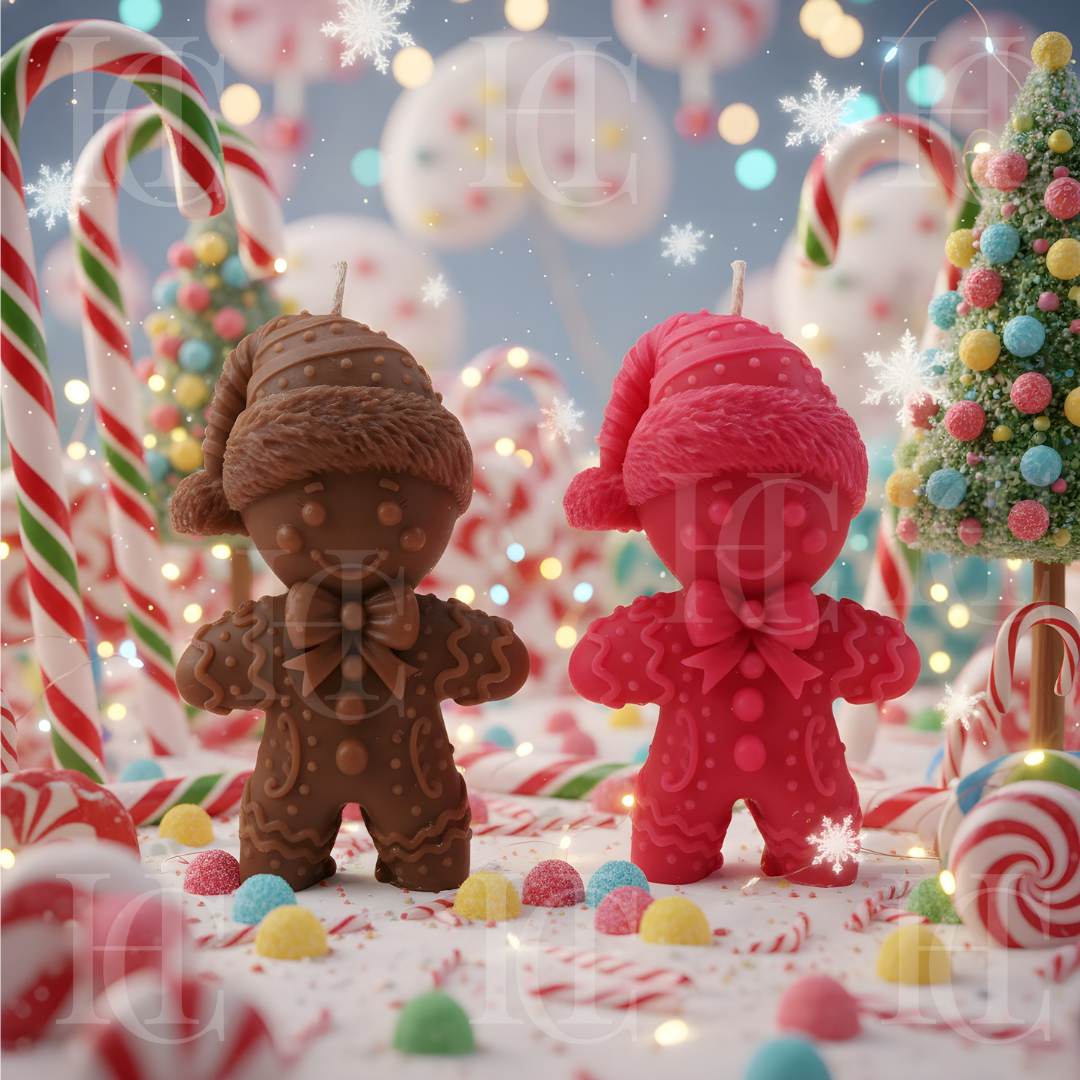 Gingi – The Gingerbread Man Candle