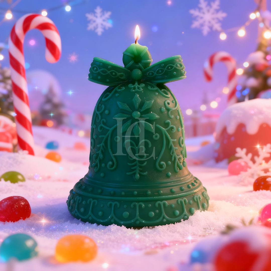 Christmas Bell Candle