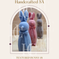 Textured Bunny 01 | Decorative Easter Pillar Candle