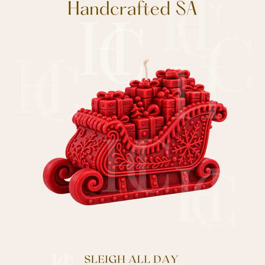 Sleigh all day | Decorative Candle