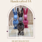 Heart hug bunny | Decorative Easter Pillar Candle