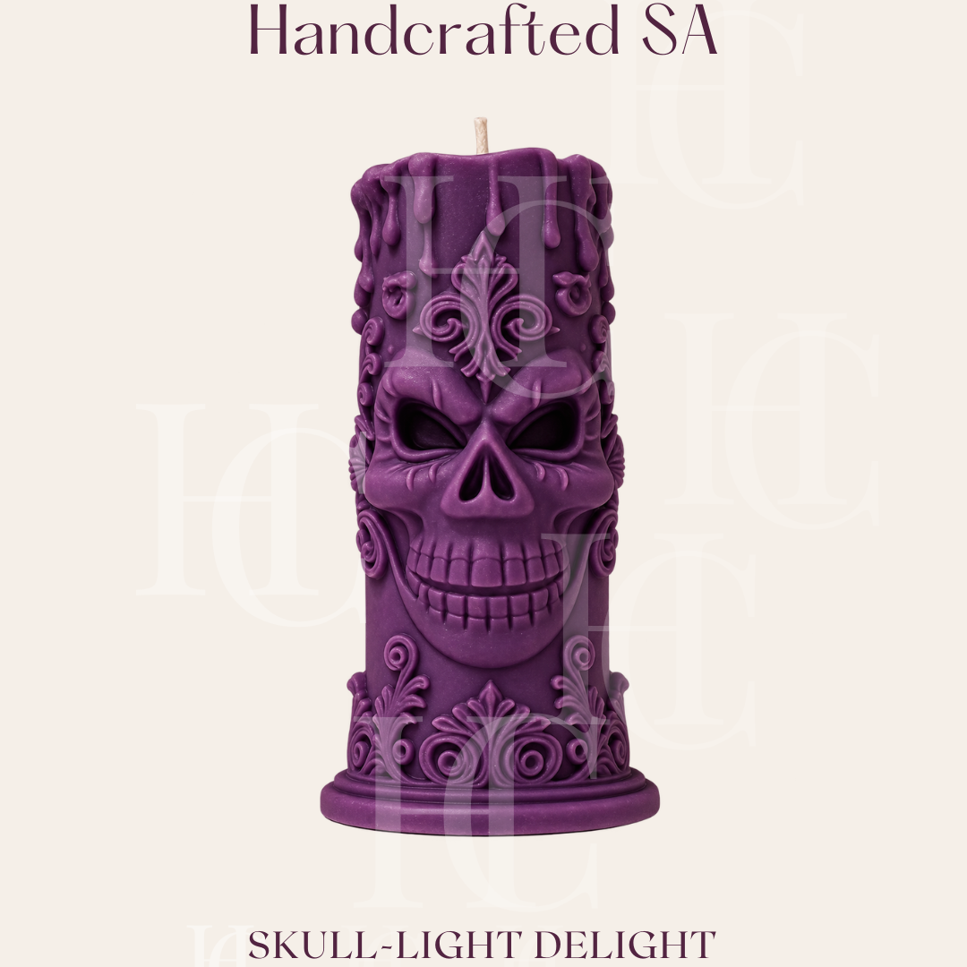 Skull-light Delight Spooky Candle | Decorative Candle