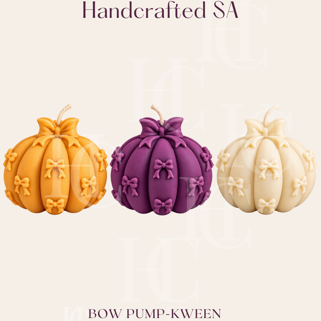 Bow Pump-kween | Decorative Candle