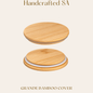 Bamboo Candle Lid | 80mm & 100mm |Pack of 10