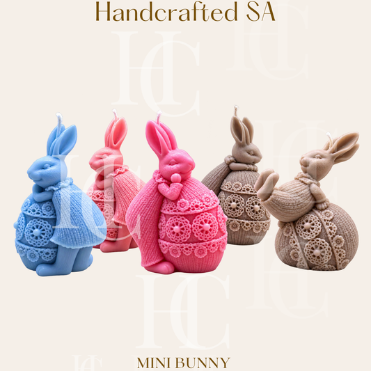Mini bunny | Decorative Easter Pillar Candle