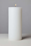 Wax Pillar Candle H18 cm D7 cm, Unscented 24PK