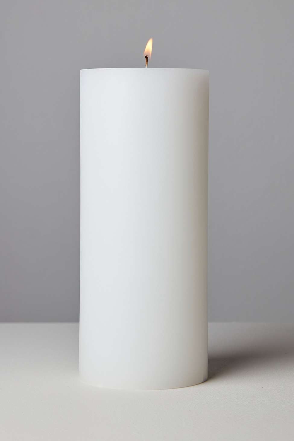 Wax Pillar Candle H18 cm D7 cm, Unscented 24PK